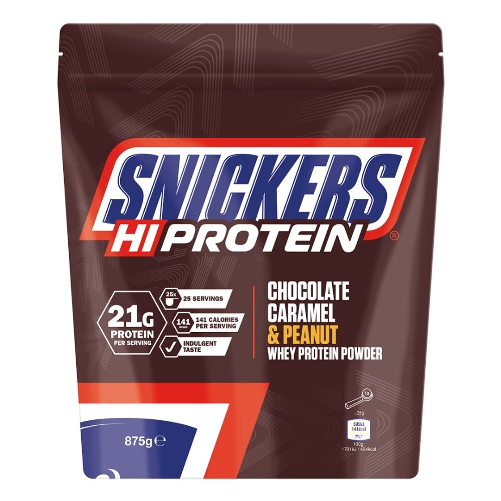 Протеин Snickers protein Powder 875 g Шоколадная карамель и арахис
