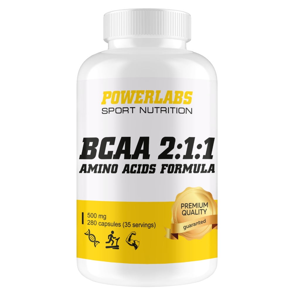 BCAA PowerLabs BCAA (БЦАА) 280 caps