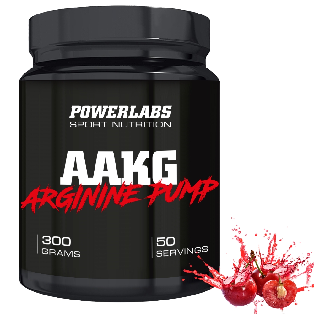 Аминокислотный комплекс PowerLabs Аргинин AAKG 300 g Вишня